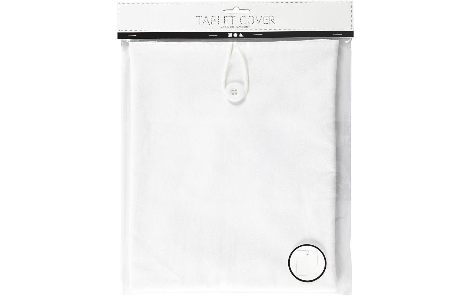 Creativ Company Tasche Tablet Cover 22 x 27 cm, gefütter und verschliessbar