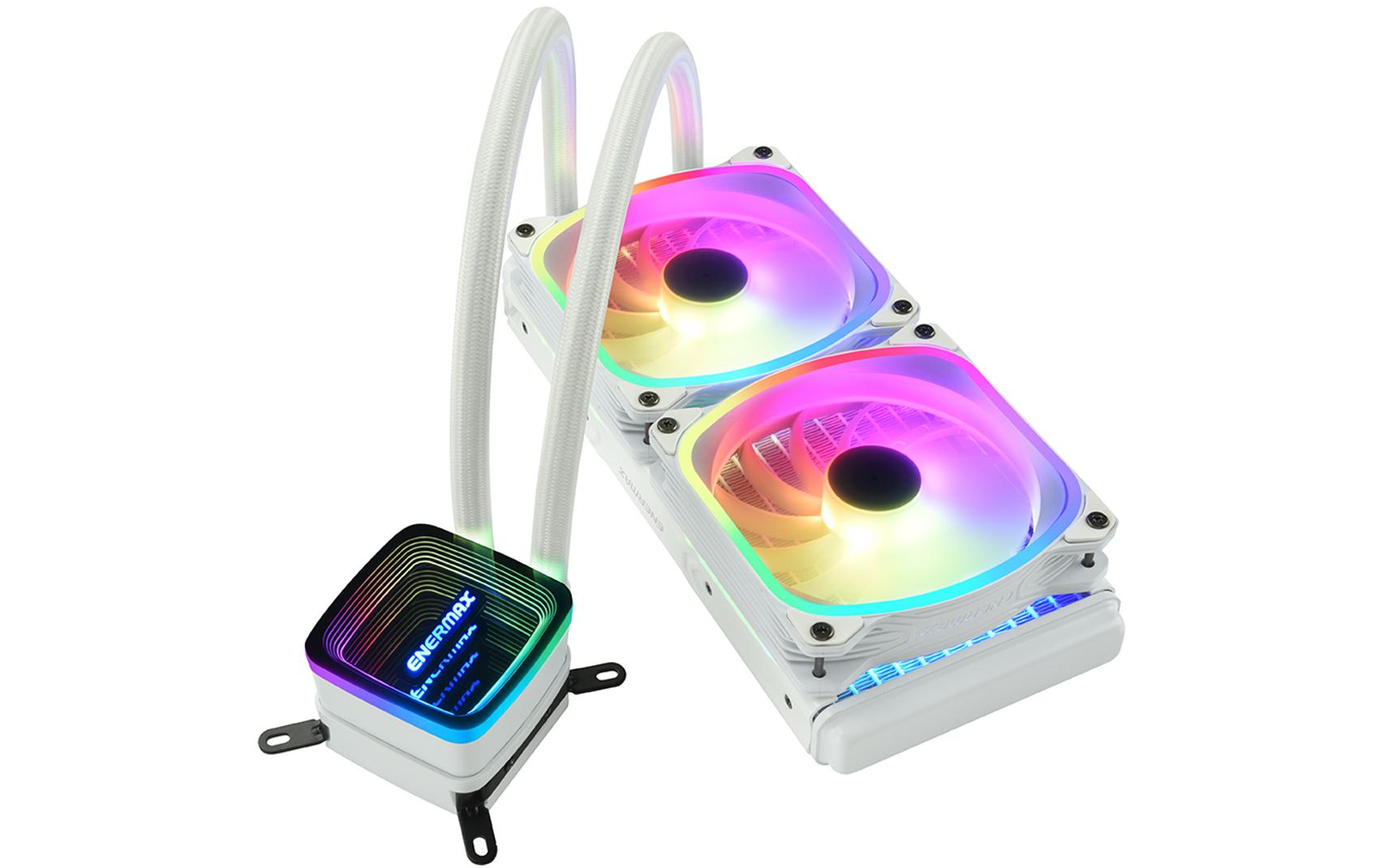 Kühler Enermax AquaFusion ADV 240 Weiss Intel und AMD
