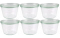 Weck 370 ml 6 Stk Weck-Gläser #741 mit Deckel