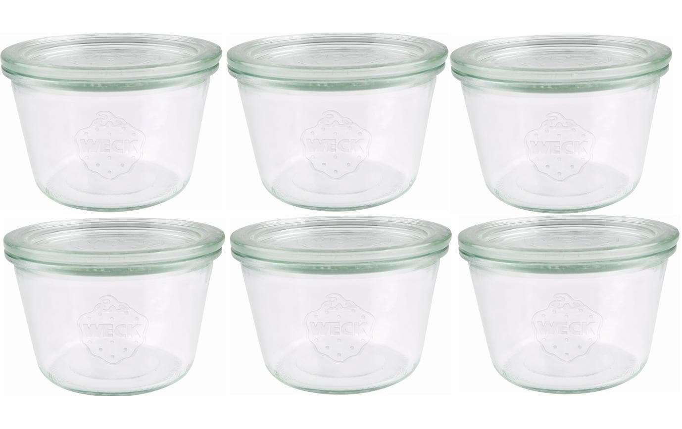 Weck 370 ml 6 Stk Weck-Gläser #741 mit Deckel