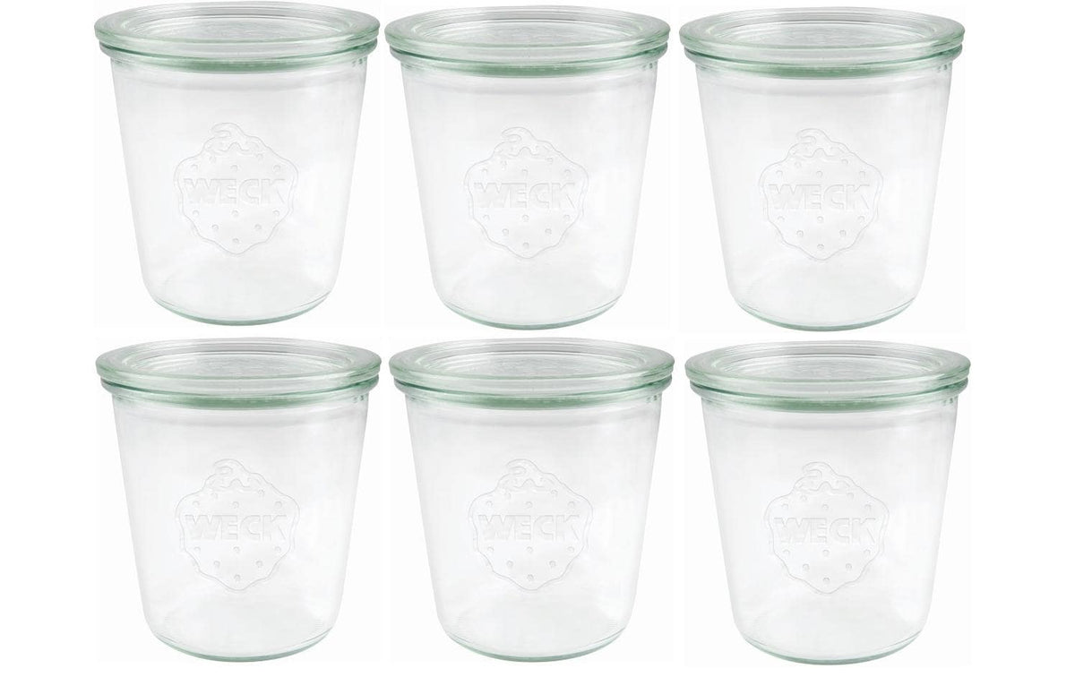 Weck, Einmachglas 290 ml, 6 Stück mit Deckel