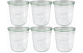 Weck 500 ml 6 Stk Weck-Gläser #742 mit Deckel