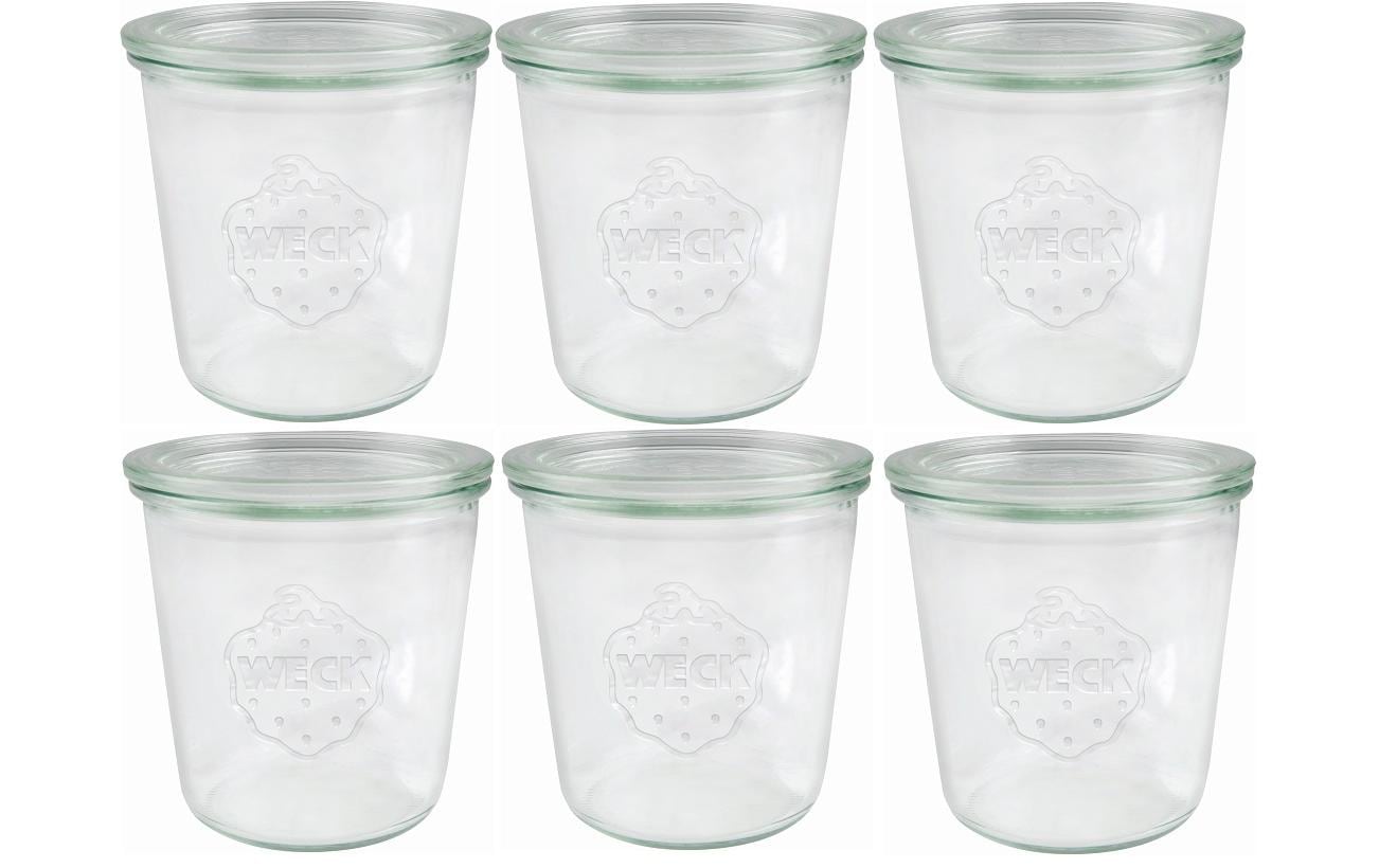 Weck 500 ml 6 Stk Weck-Gläser #742 mit Deckel