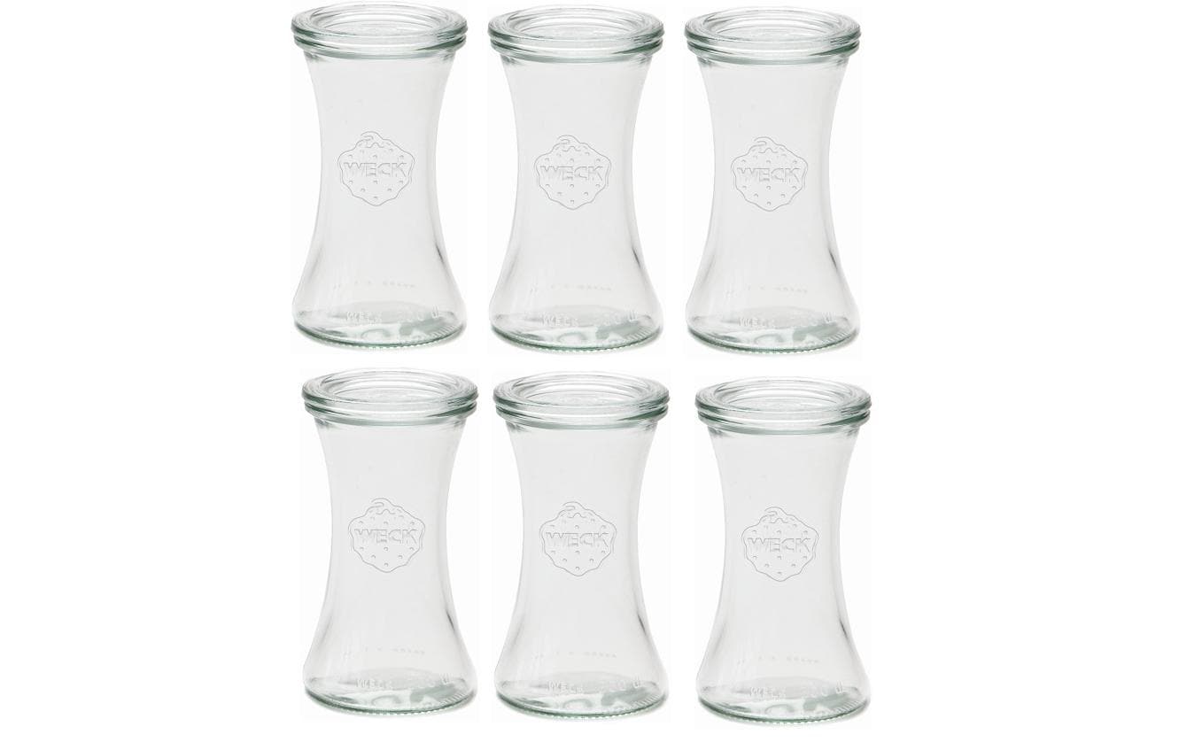 Weck 200 ml Weck-Delikatessen-Gläser mit Deckel