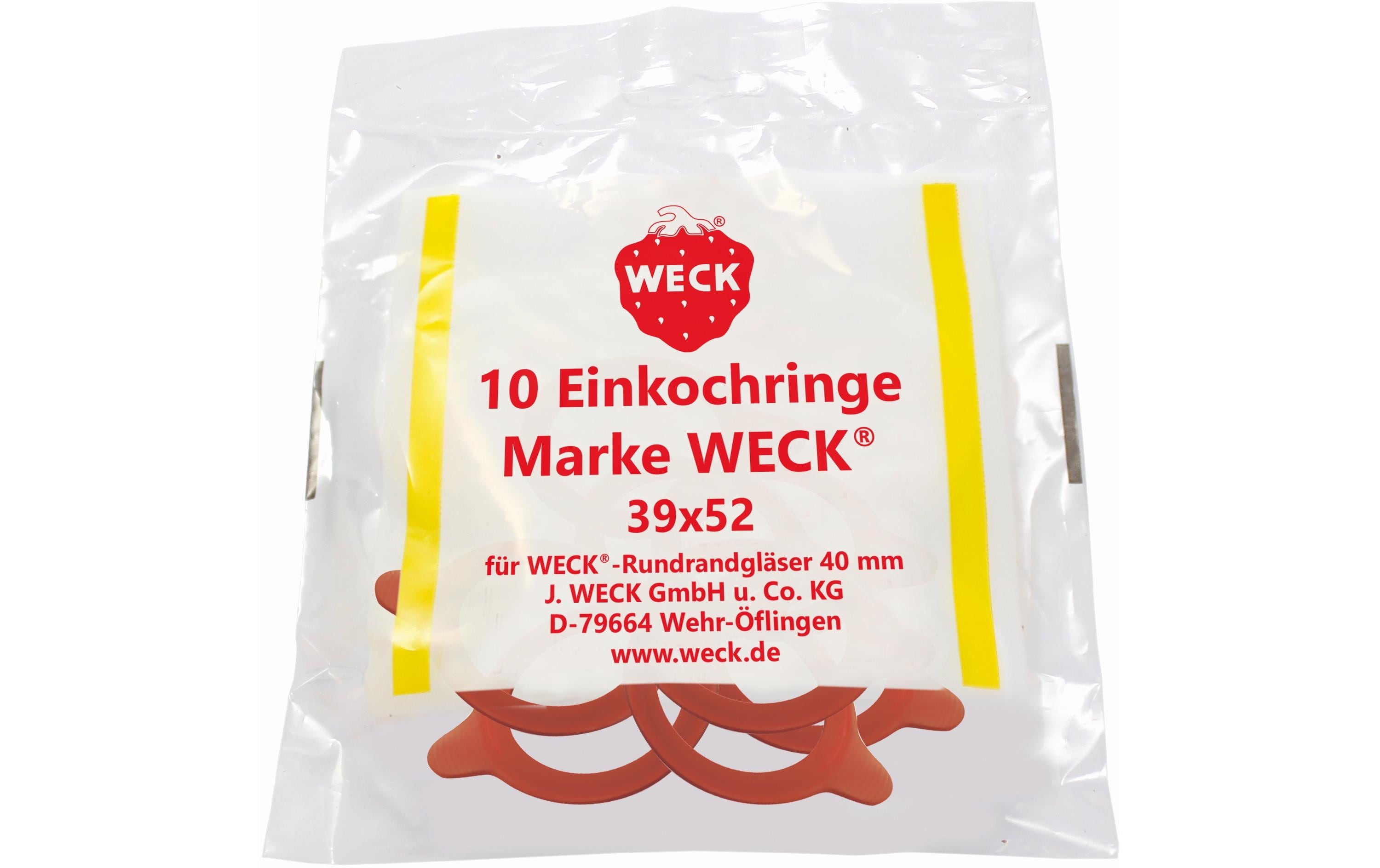 Weck 039/052 mm Gummiringe "Weck" 10 Stück