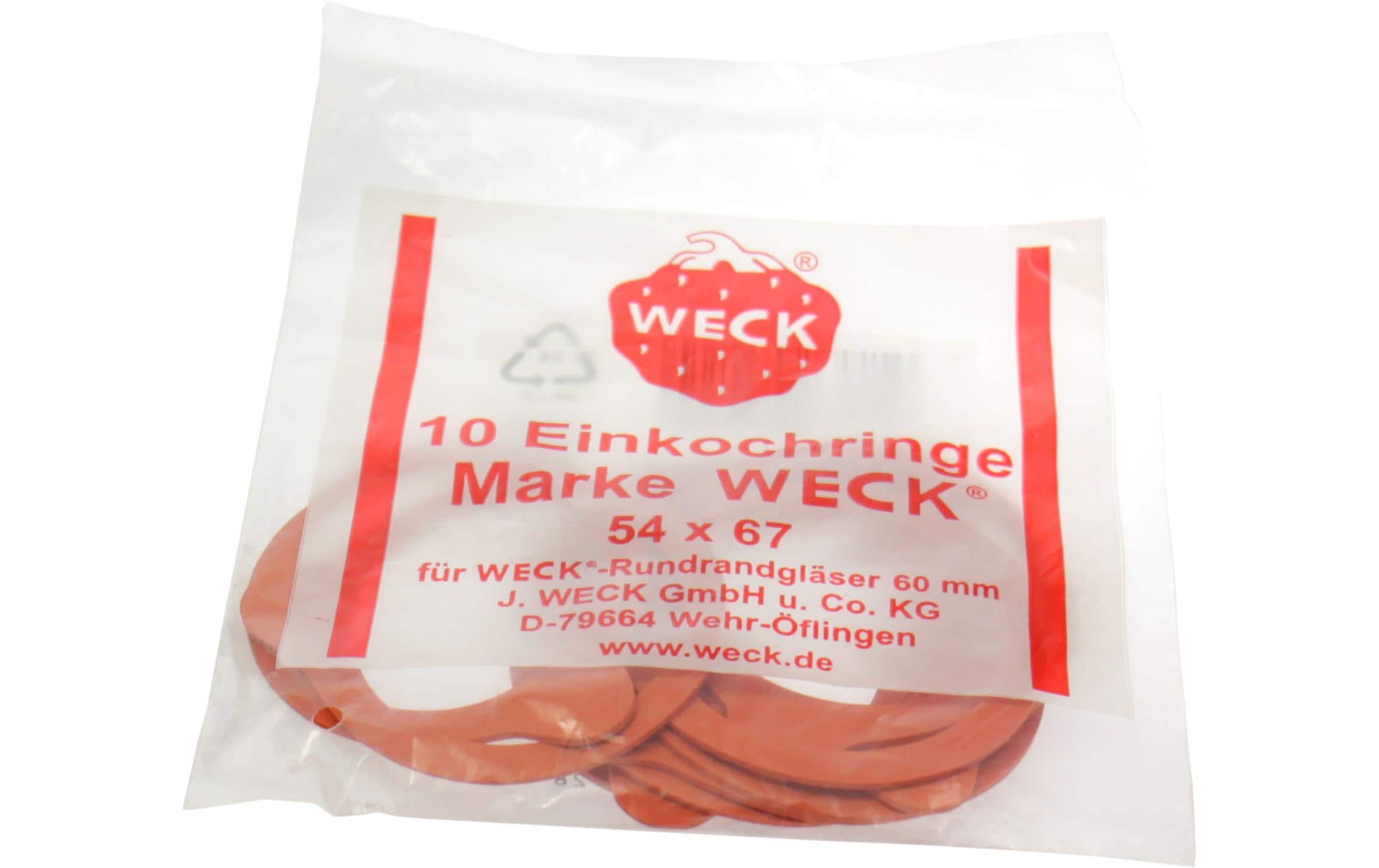 Weck 054/067 mm Gummiringe "Weck" 10 Stück