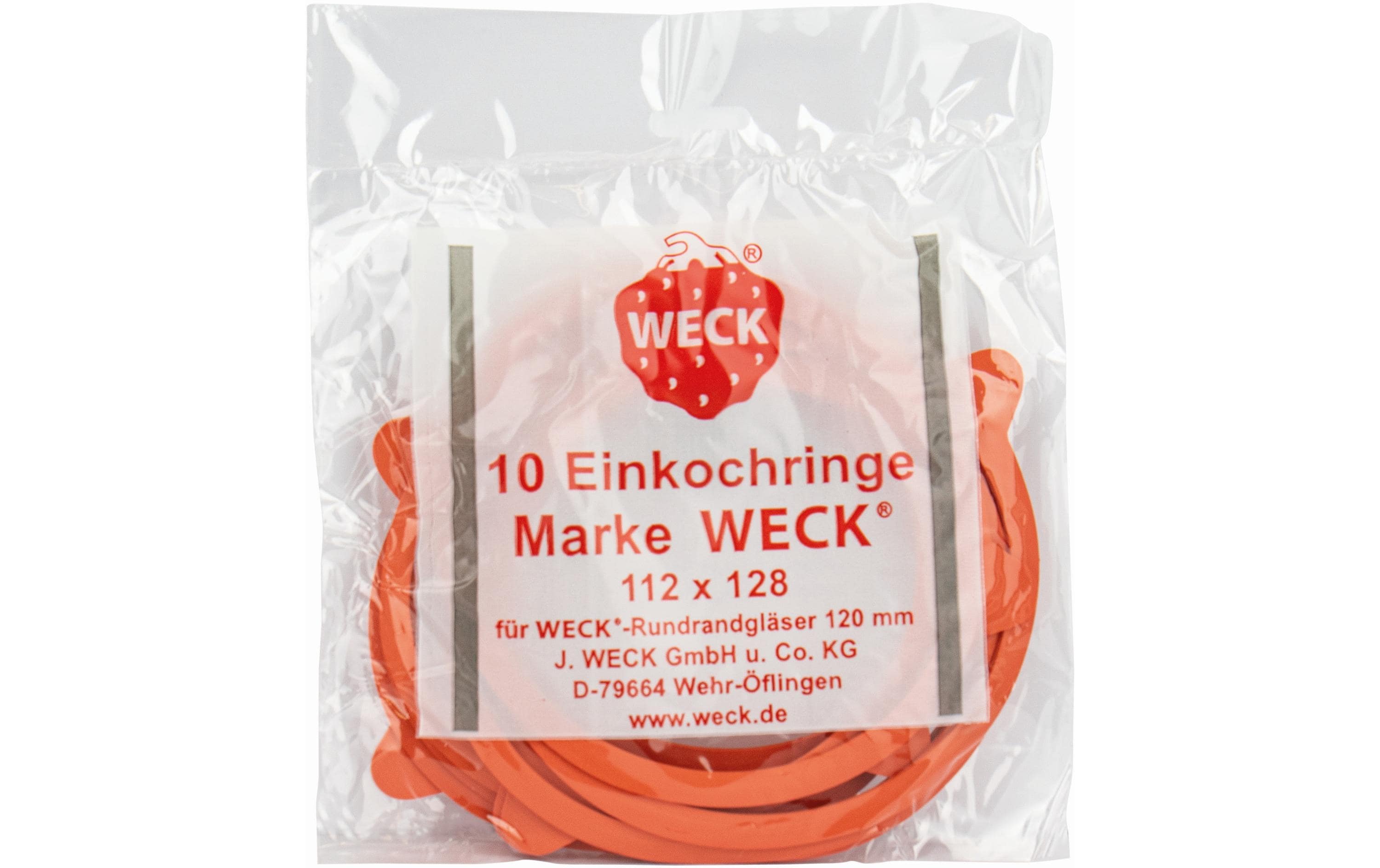 Weck 112/128 mm Gummiringe "Weck" 10 Stück
