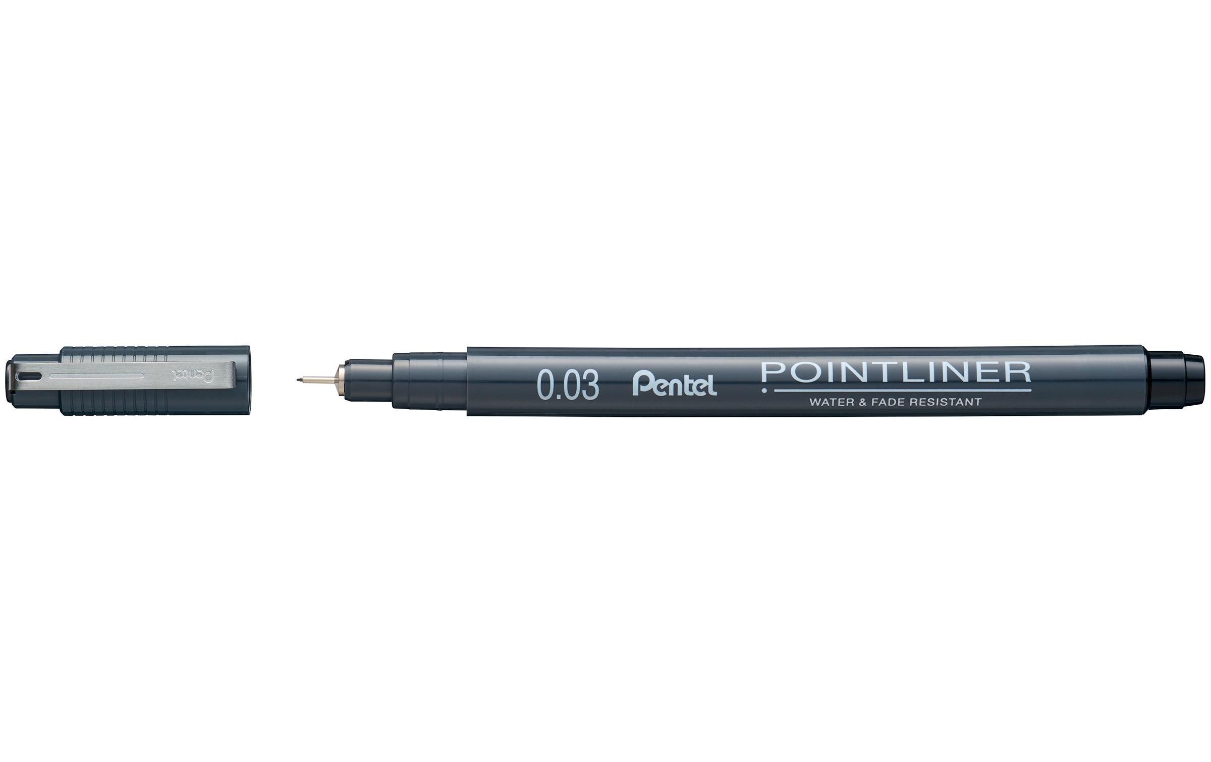Pentel Fineliner Pigment 0.03 mm, schwarz