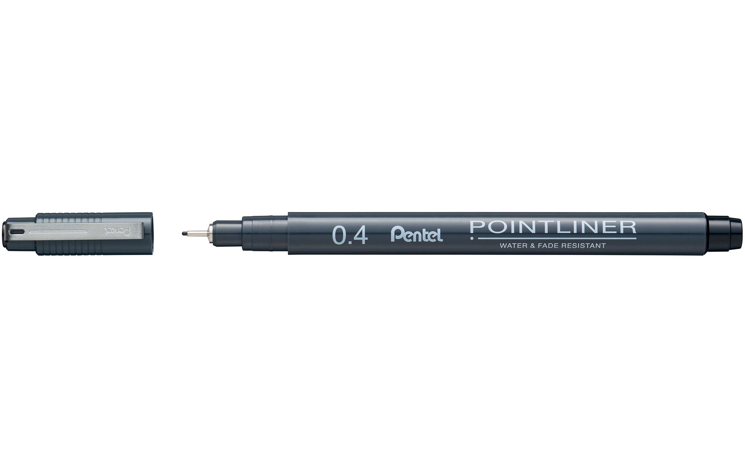 Pentel Fineliner Pigment 0.4mm, schwarz