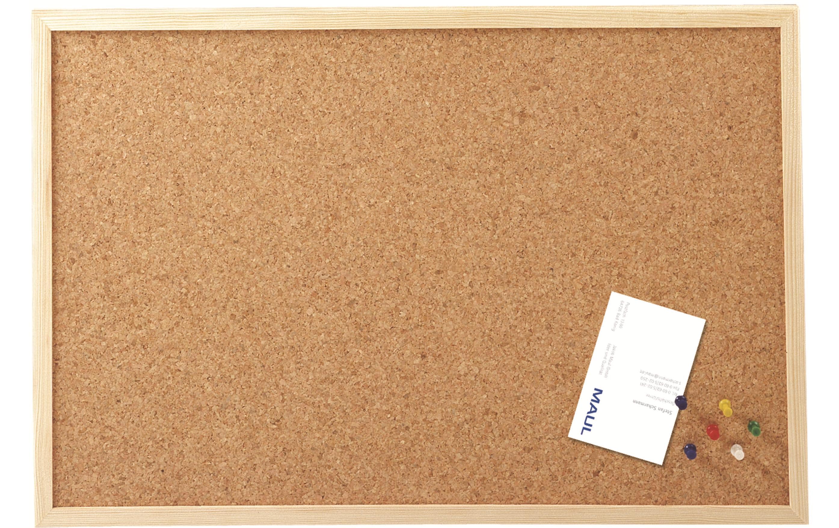 MAUL Pinwand mit Holzrahmen Kork 40x60cm