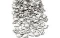 Creativ Company Anhänger Set silber ca. 200 Stück, 80g, Grösse 15 - 20 mm