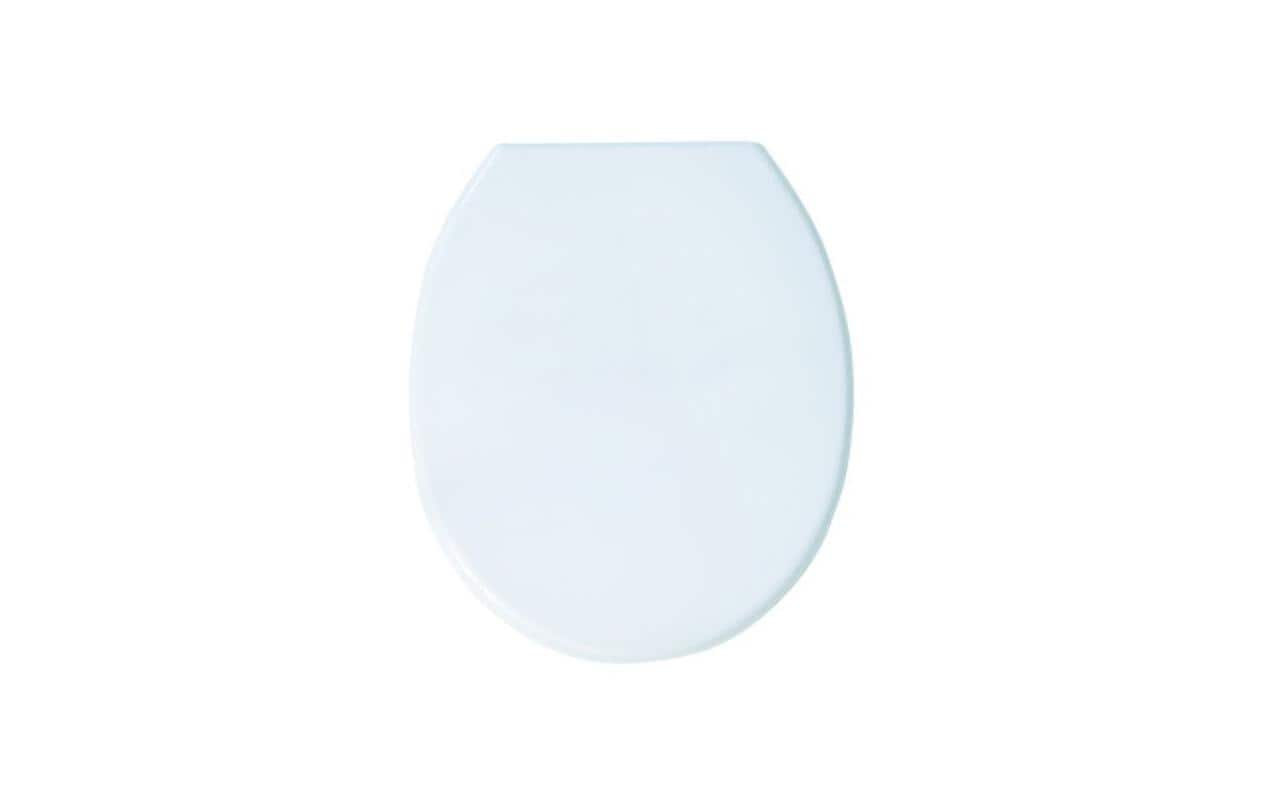 MSV WC-Sitz Weiss Polypropylen, 46x37x35 cm