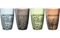 Leonardo Trinkglas Matera 340ml assortiert 4er Set, 8x12cm, Nutzvol. 260ml