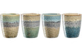 Leonardo, Kaffeebecher Matera 300 ml, 4 Stü 4er Set, Keramik, 8x10cm