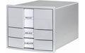 HAN Schubladenbox IMPULS A4/C4, 3 geschl. Schubladen, grau