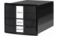 HAN Schubladenbox IMPULS A4/C4, 4 geschl. Schubladen, schwarz