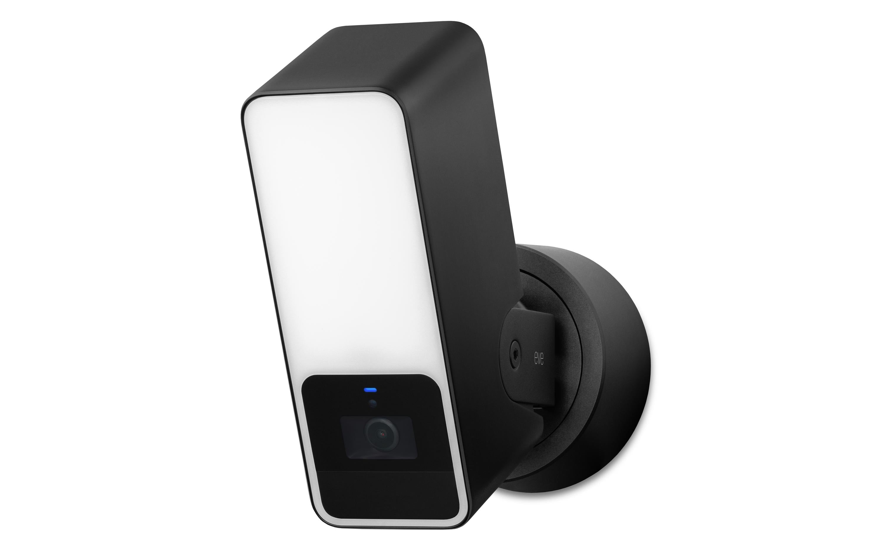 Eve Outdoor Cam schwarz Smarte Flutlichtkamera