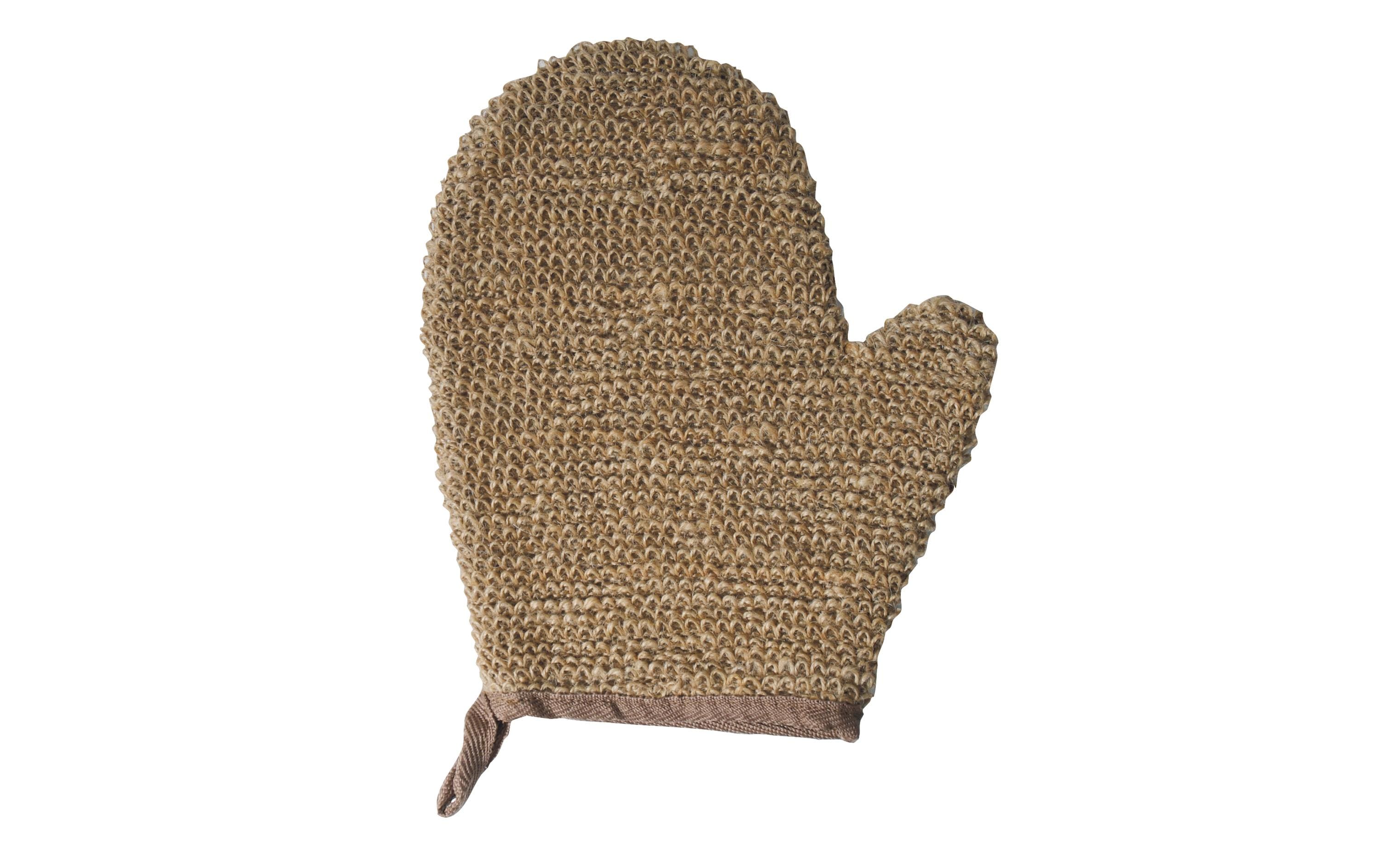 MSV Badehandschuh aus Jute 25x1x18 cm (HxBxL)