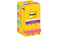 3M Post-it Super Sticky Carnival 12 Blöcke à 90 Blatt, 76 x 76 mm