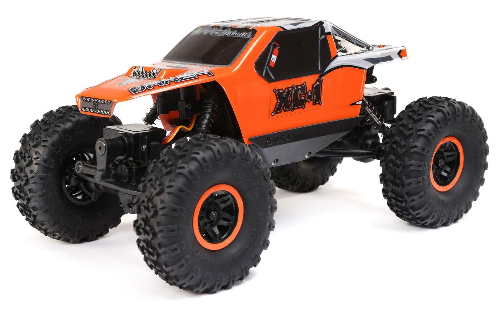 Axial AX24 XC-1 4WS Orange Scale Rock Crawler, 1:24