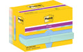 3M Post-it Super Sticky Notes, Soulful 12 Blöcke à 90 Blatt, 47 x 47 mm