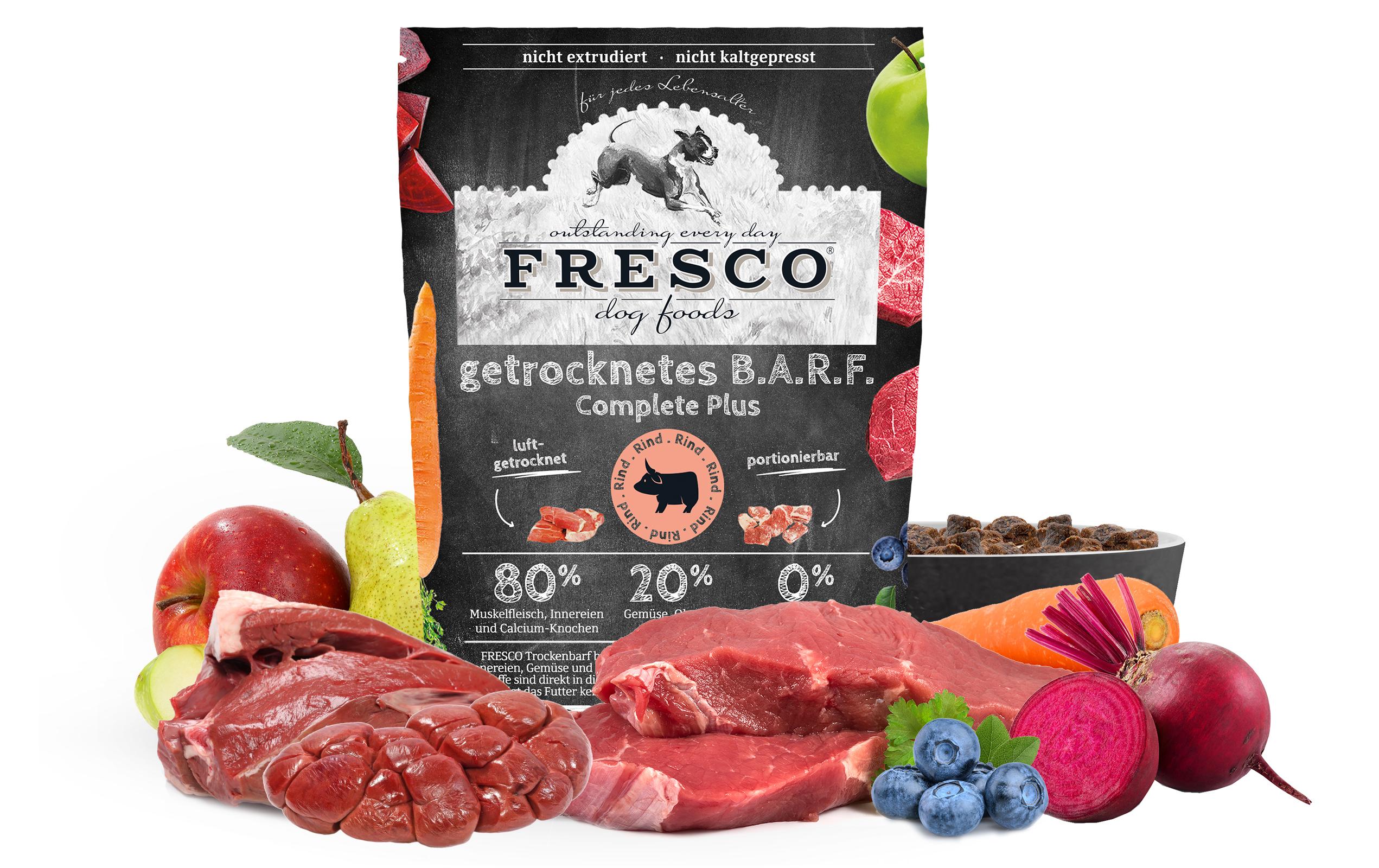 Fresco Trockenbarf Complete Plus Rind, 5 kg