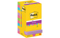 3M Post-it Super Sticky, liniert 12 Blöcke à 90 Blatt, 76x76 mm