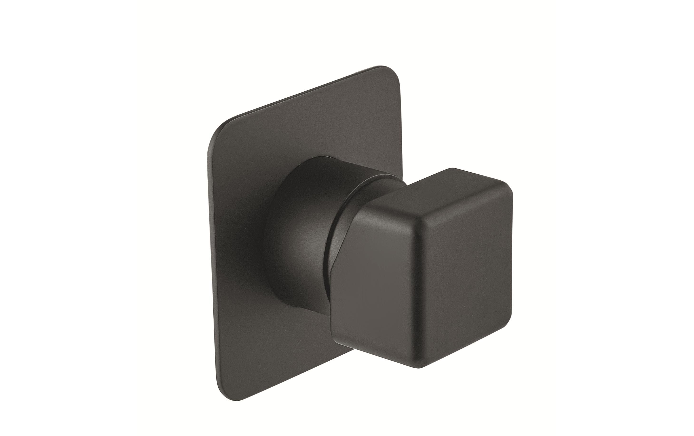 WEBERT ONE-X EHM Unterputz-Brausebatterie schwarz matt Rosette ohne Brausegarnitur