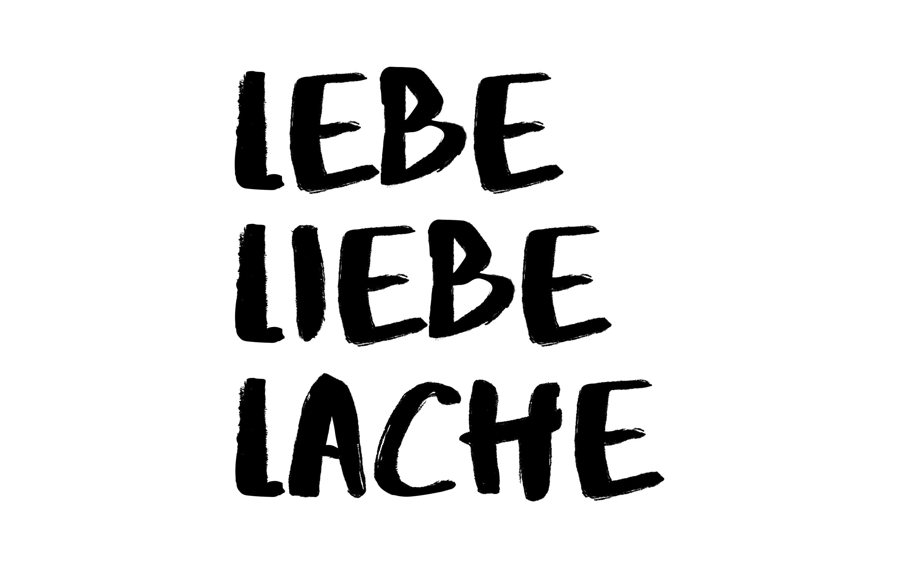 B+C Servietten Lebe, liebe 33x33 cm, 20 Stück, 3-lagig