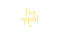 B+C Servietten Bon appetit weiss 33x33 cm, 20 Stück, 3-lagig