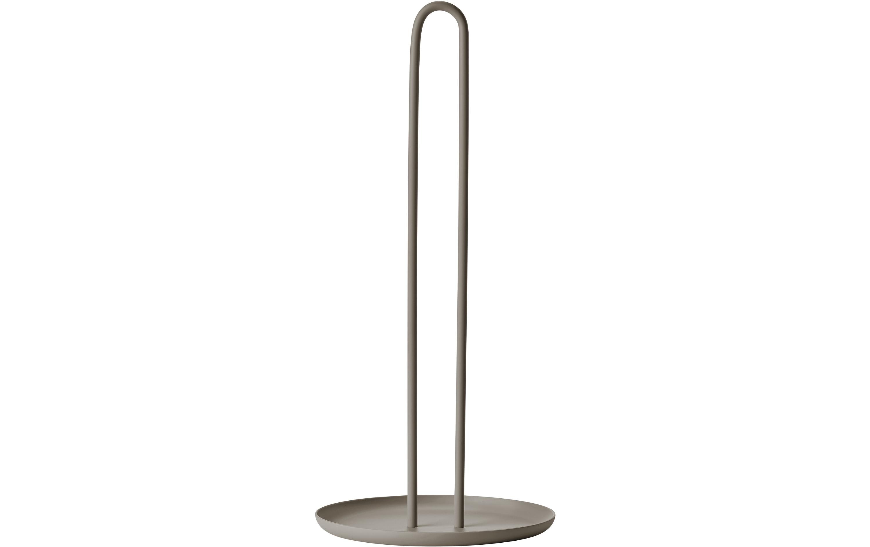 Zone Papierrollenhalter Taupe Metall, DxH: 14.5x32cm