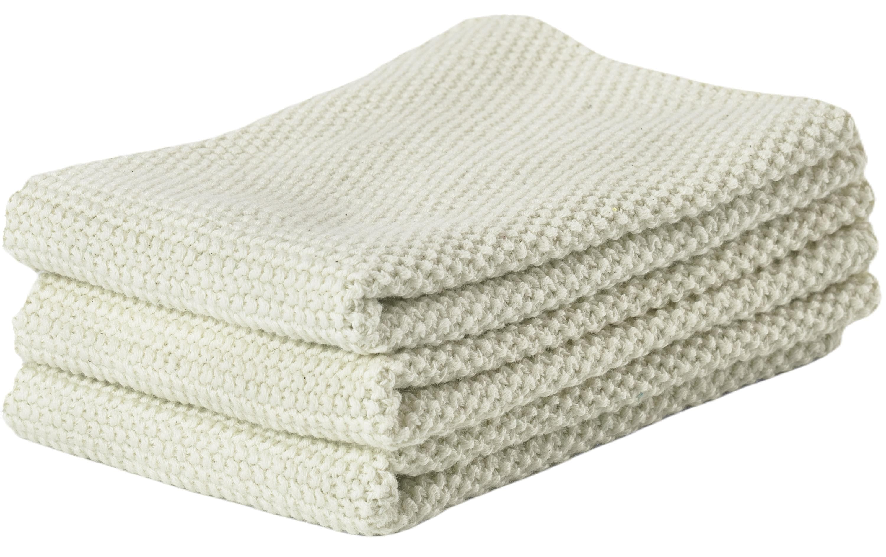 Zone Abwaschlappen 3er Set Biscuit 100% Baumwolle, 27x27cm