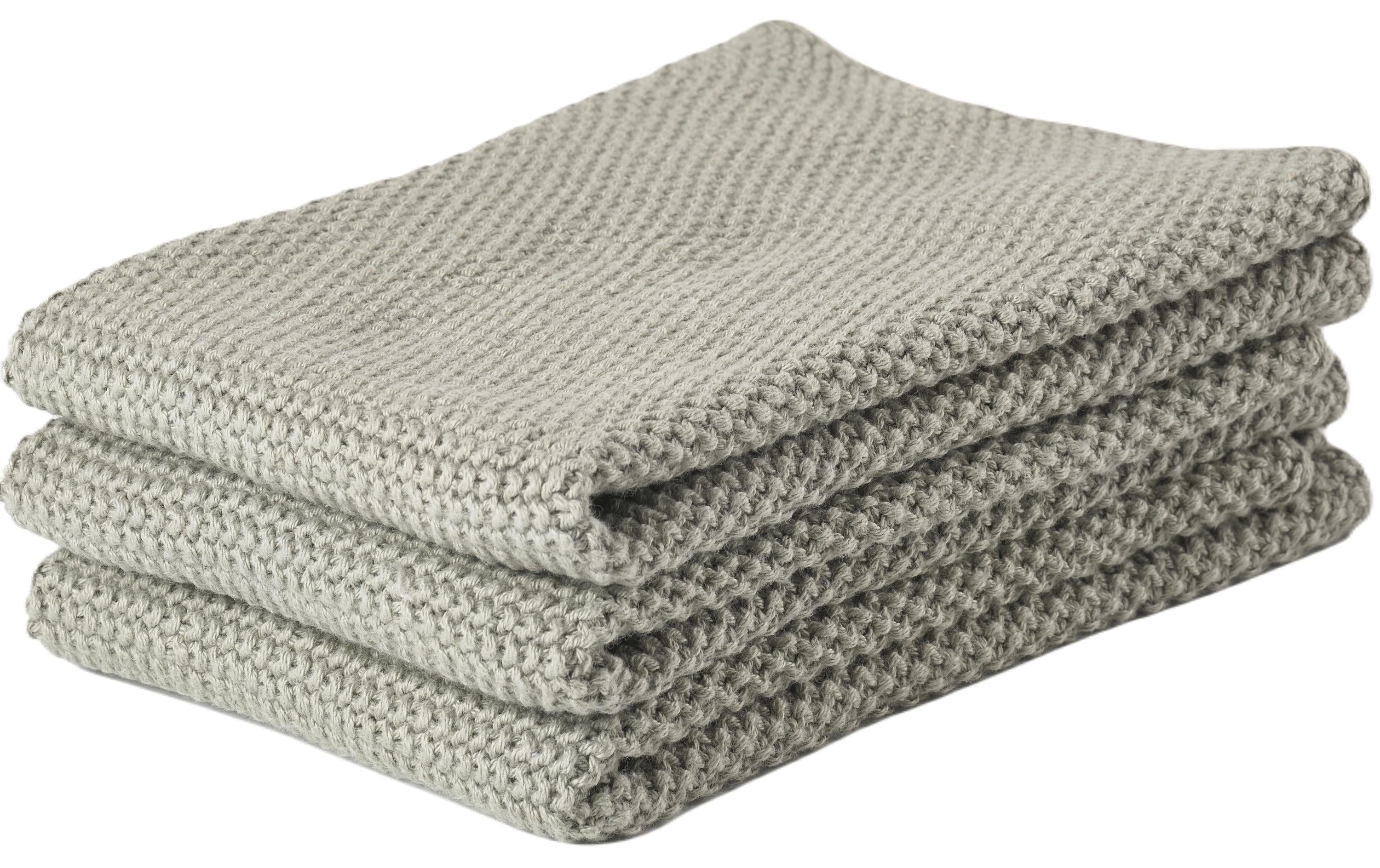 Zone Abwaschlappen 3er Set Mud 100% Baumwolle, 27x27cm