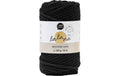 lalana Wolle Macrame rope black 5 mm, 330 g, ca. 30 m