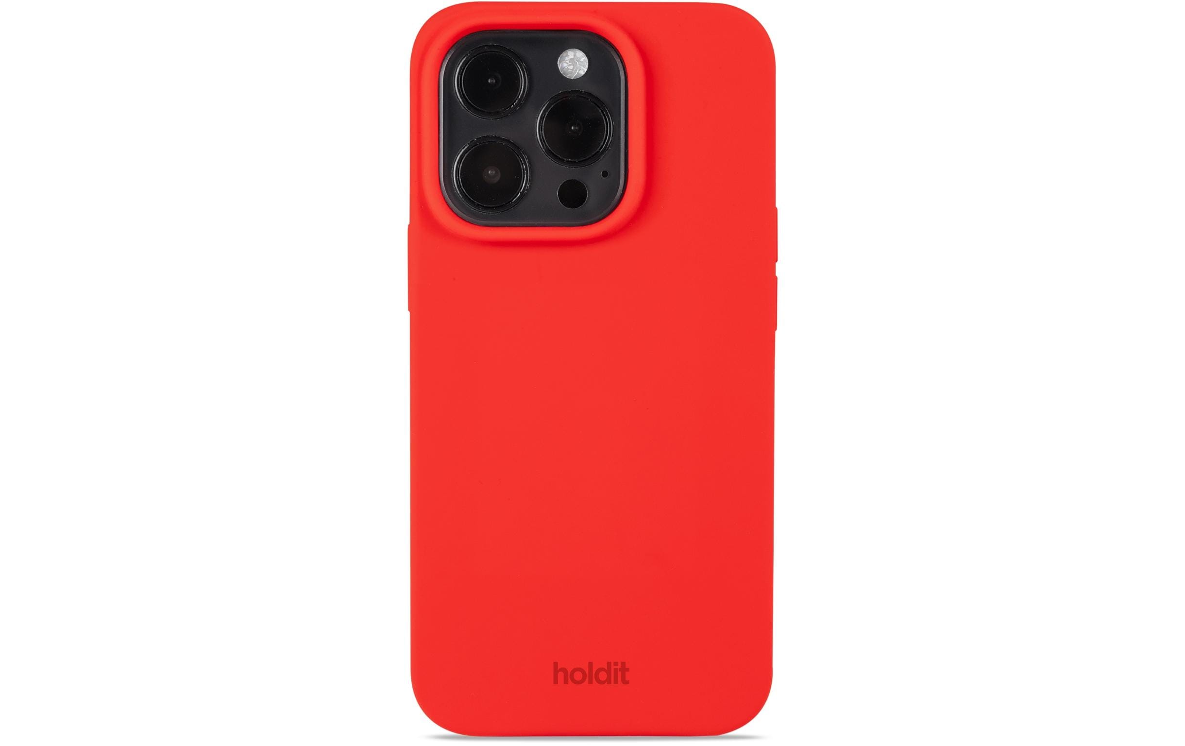 Holdit Silikon Case Chili Red fürs iPhone 14 Pro
