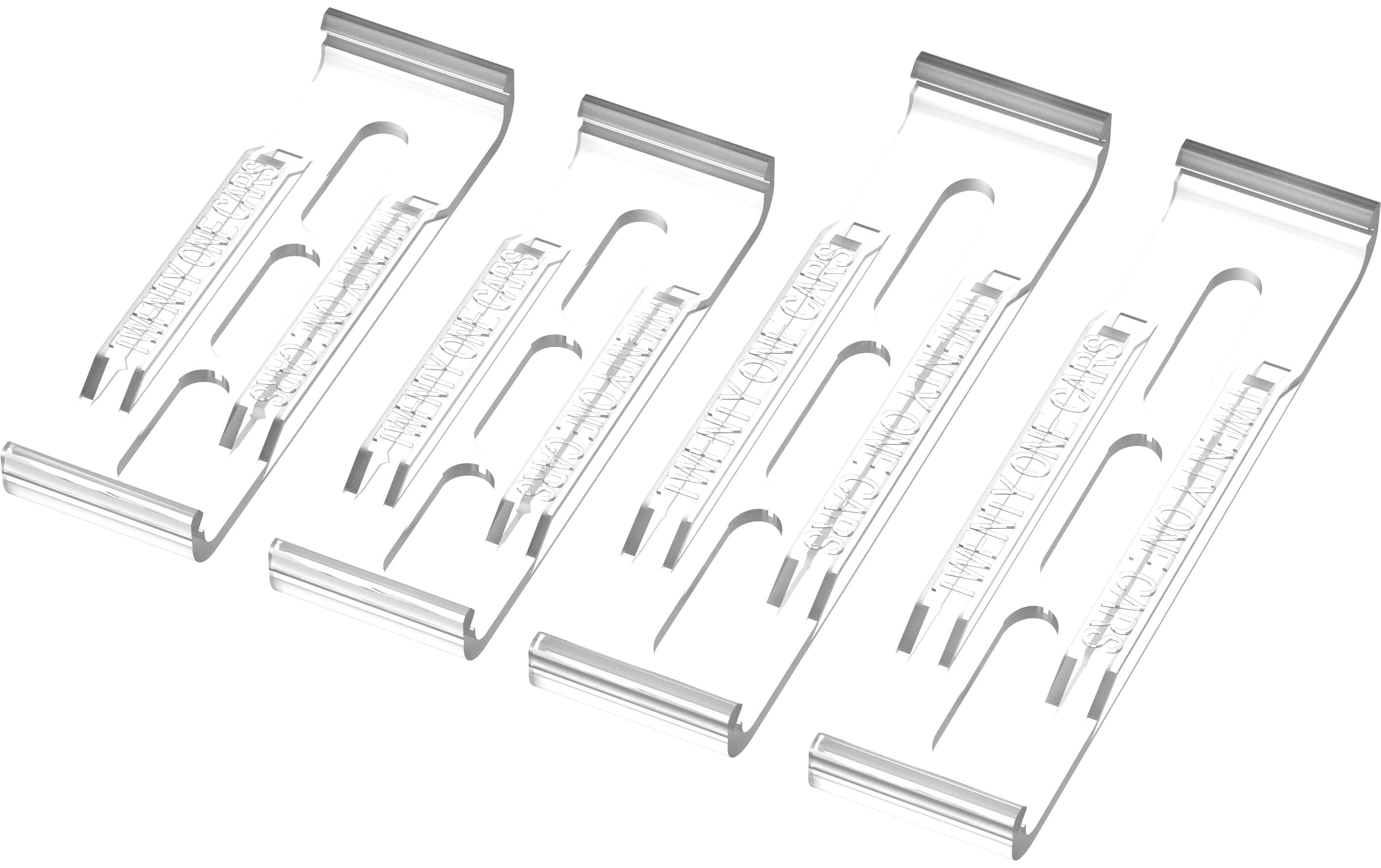 21Cars Klick Kennzeichenhalter Langformat Transparent