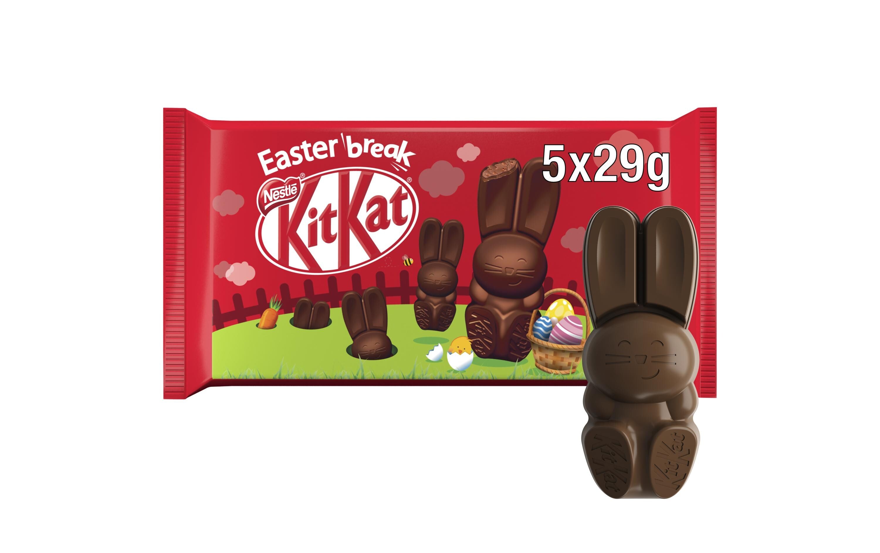 Kitkat Osterhase Milchschokolade 5x29g