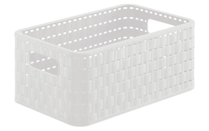 Rotho Korb A5 weiss, 6L 28 x 18.5 x 12.6