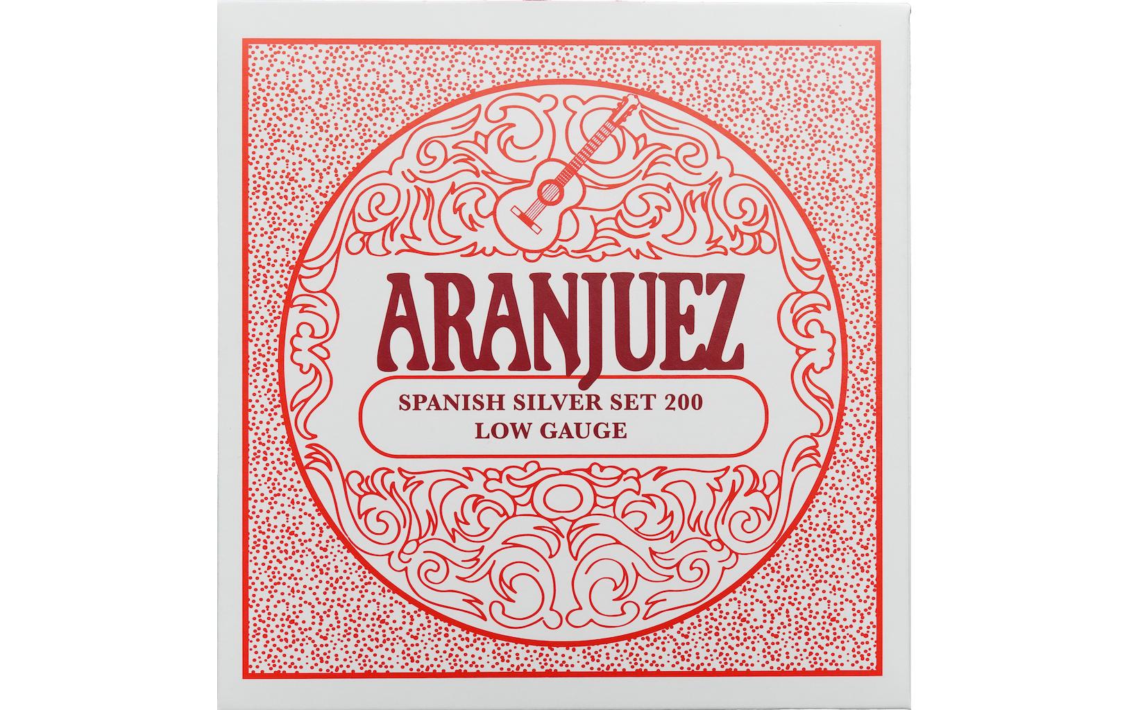 Aranjuez Spanish Silver 200 Low Tension Klassische Gitarre-Saiten