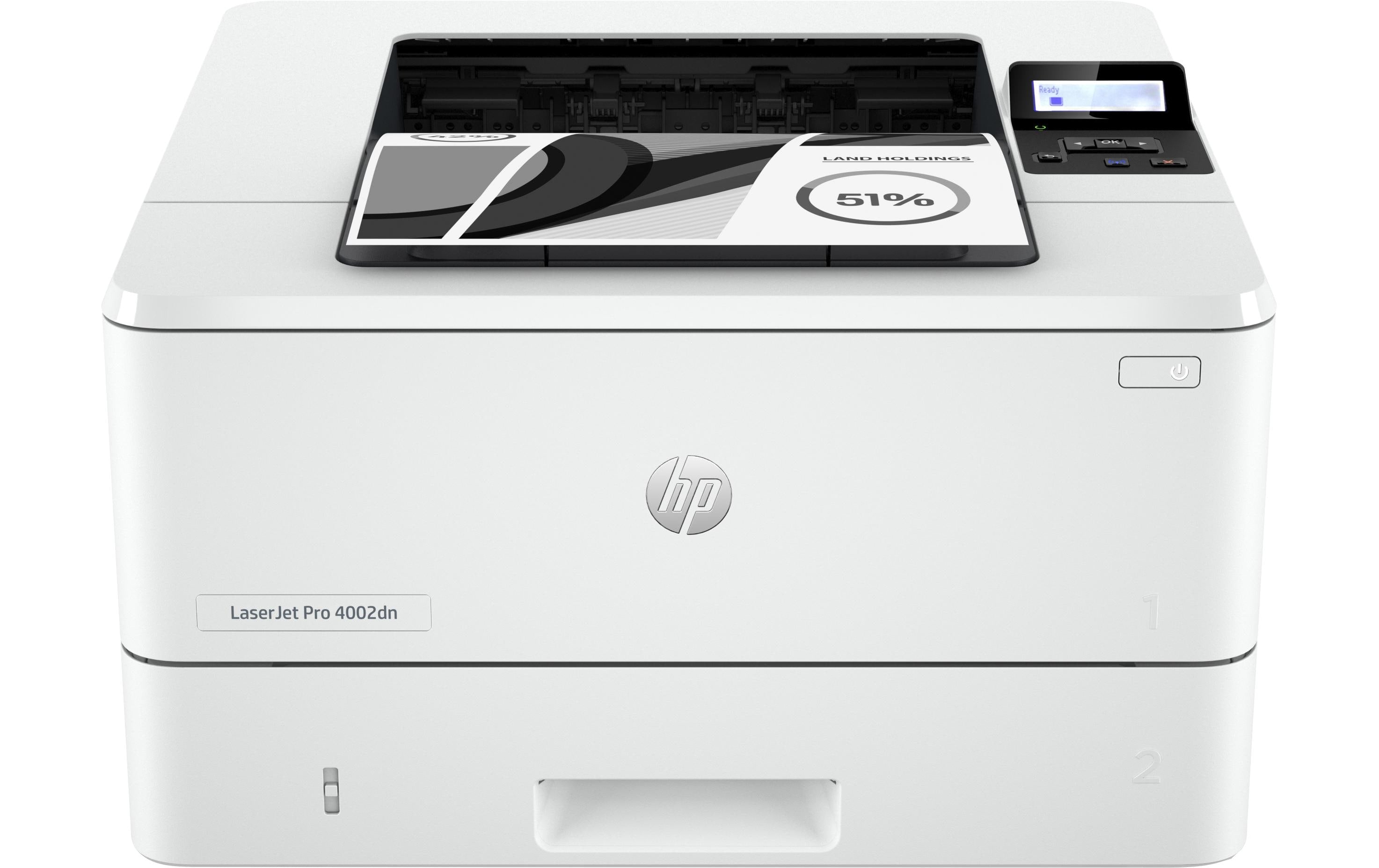 HP LaserJet Pro 4002dn A4, USB 2.0, LAN