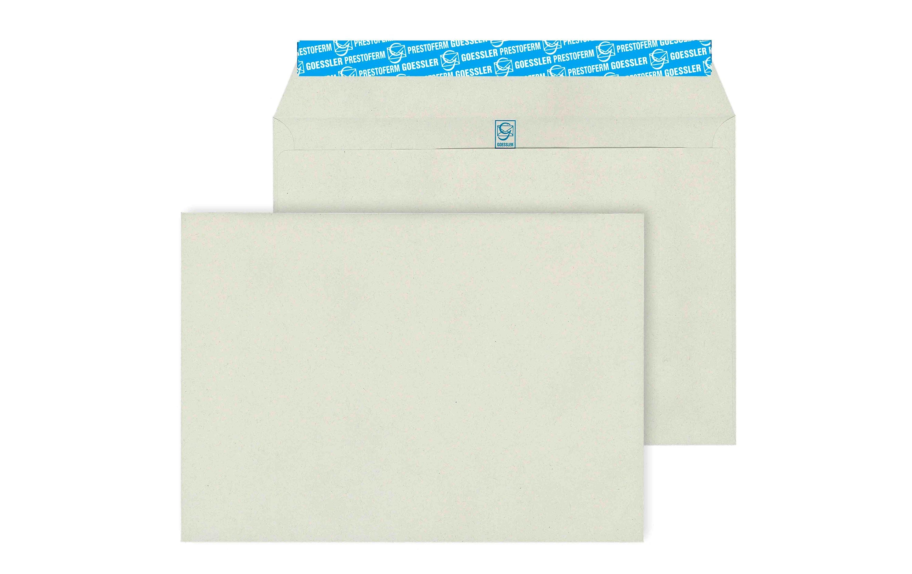 Gössler Couvert Renova o/Fenster C5 100g, grau, 500 Stück