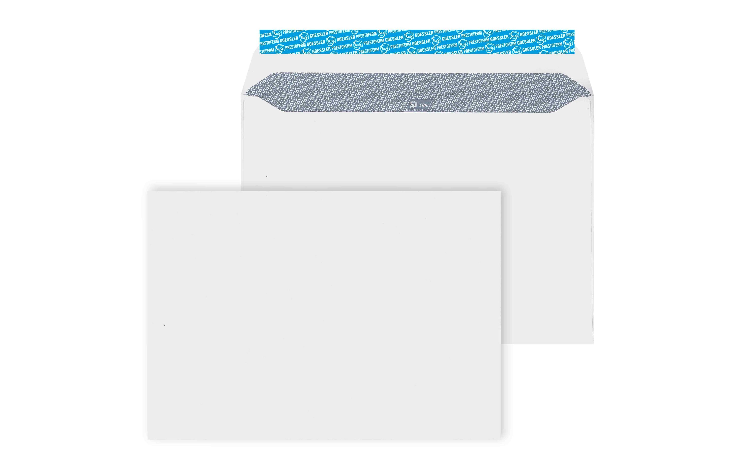 Gössler Couvert G-Line o/Fenster C4 120g, weiss 250 Stück