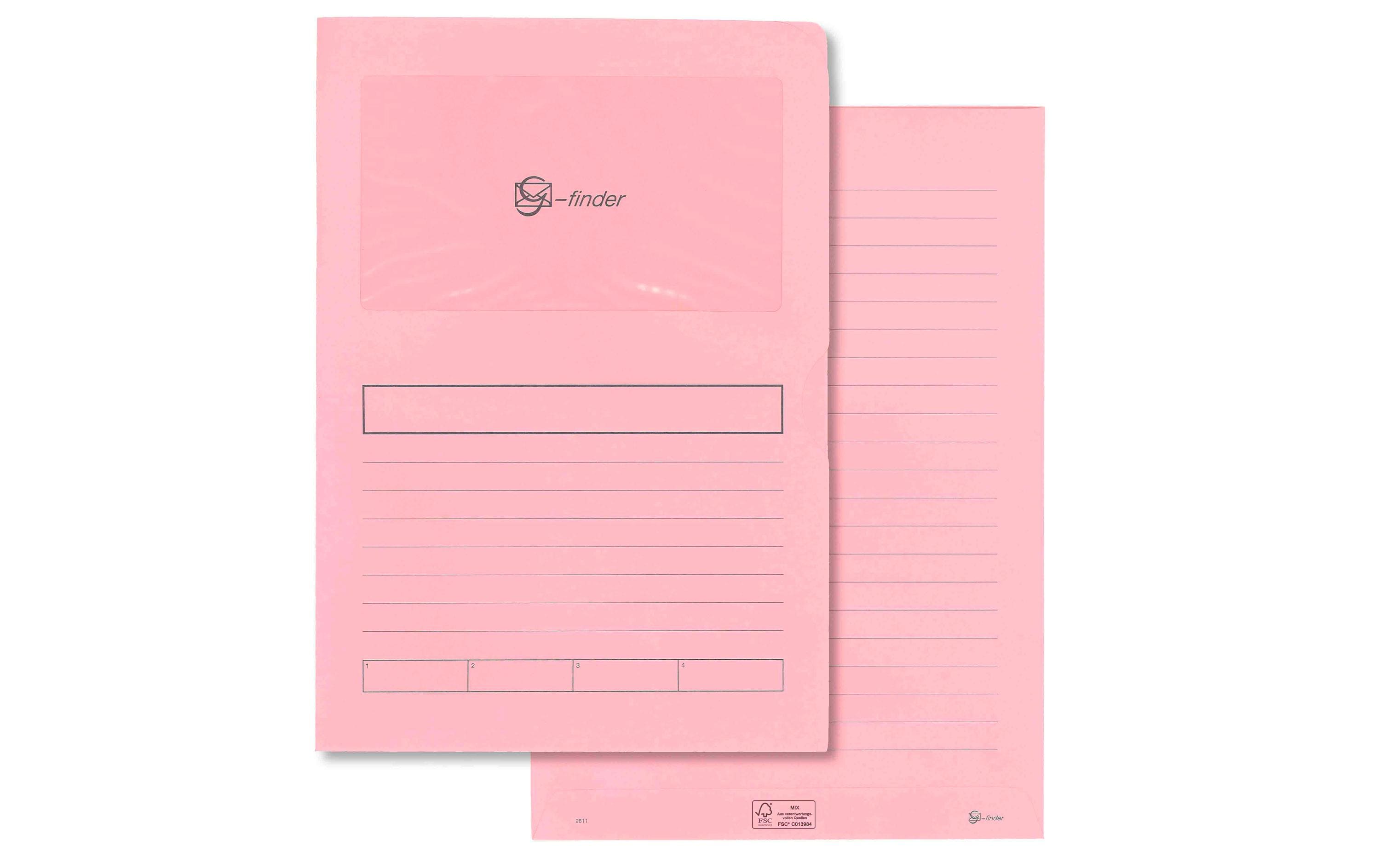 Gössler Organisationsmappe G-Finder, mit VD rosa, 100 Stück