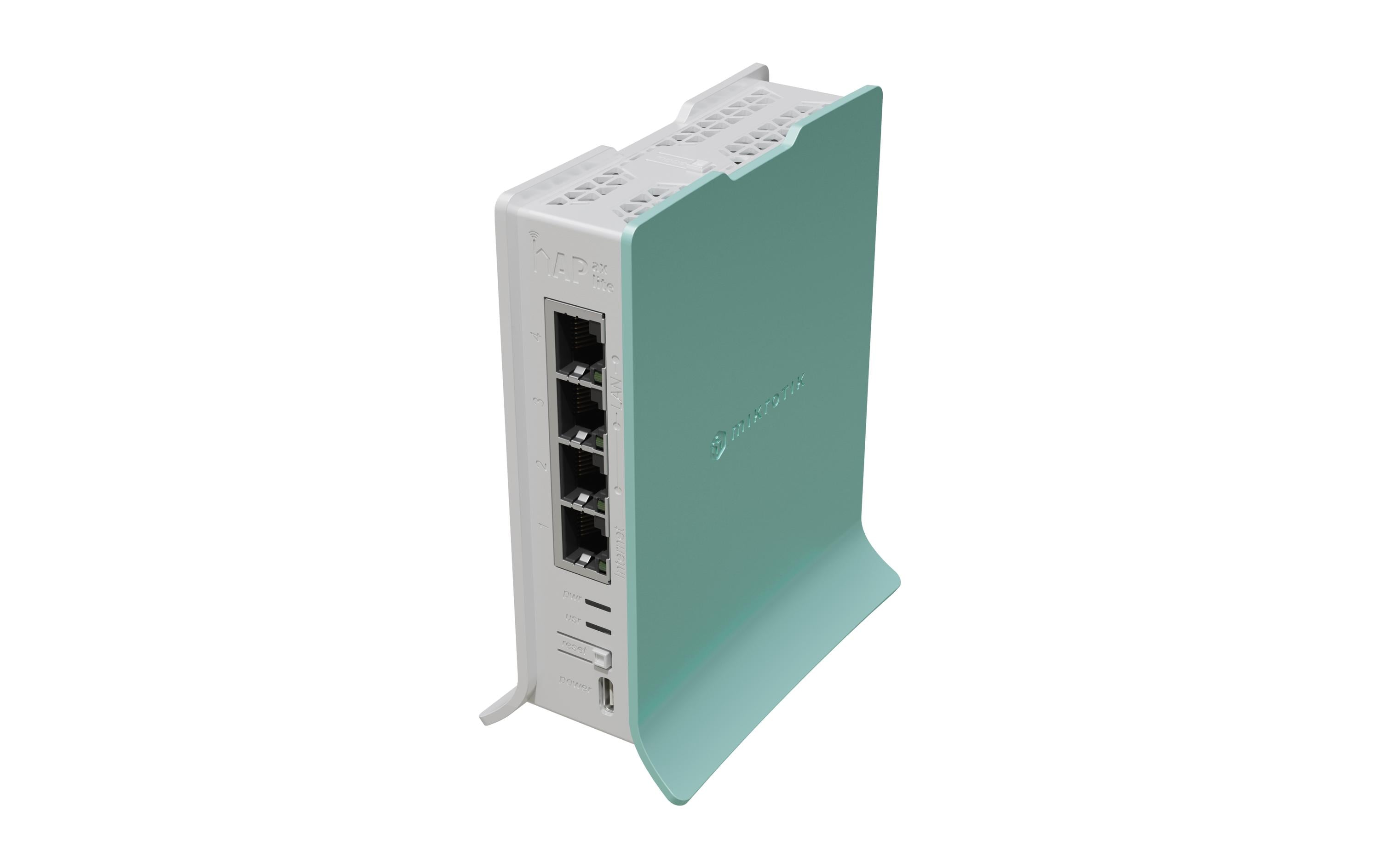 MikroTik L41G-2axD: hAP ax lite: WiFi-6 574Mbps, 4xGE LAN, Router OSv7