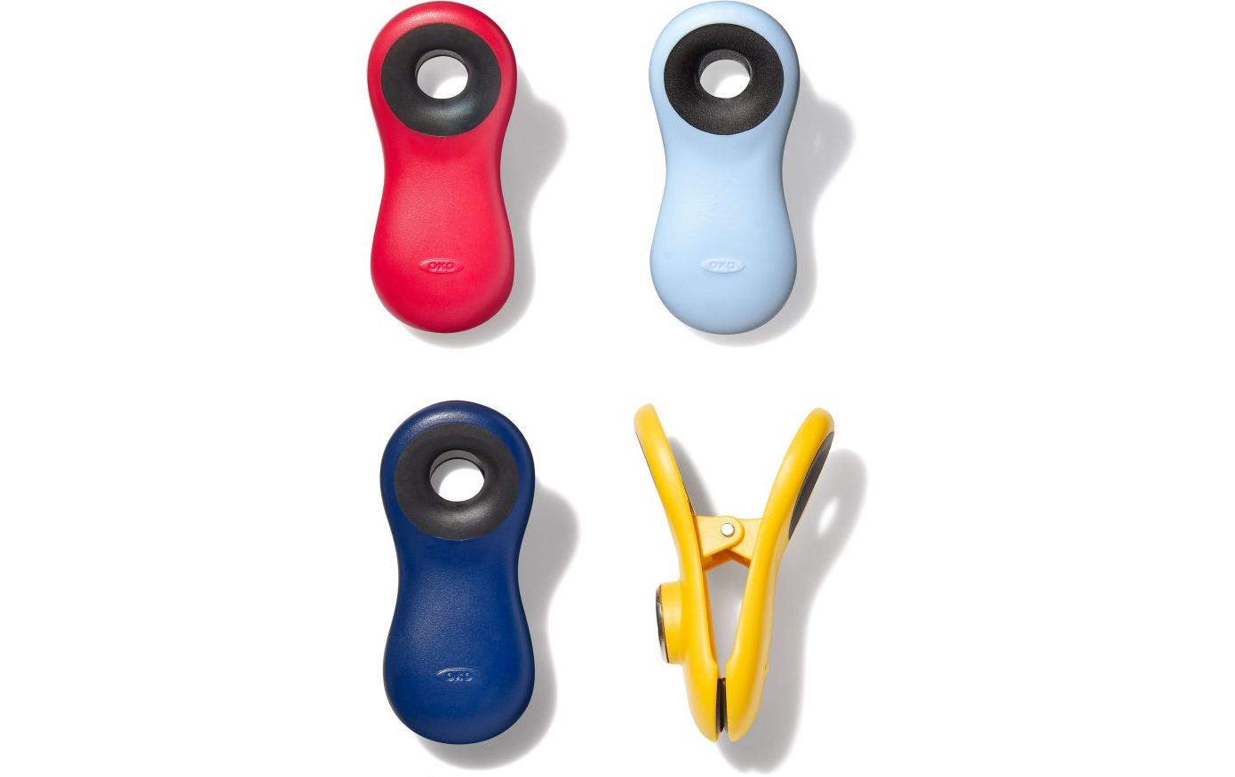 OXO Good Grips Verschlussklemmen 4Stk 4 Stk assortiert
