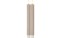 Star Trading LED Dinner Kerze 2P Fl Stripe IP20, Warmweiss, 2 LEDs
