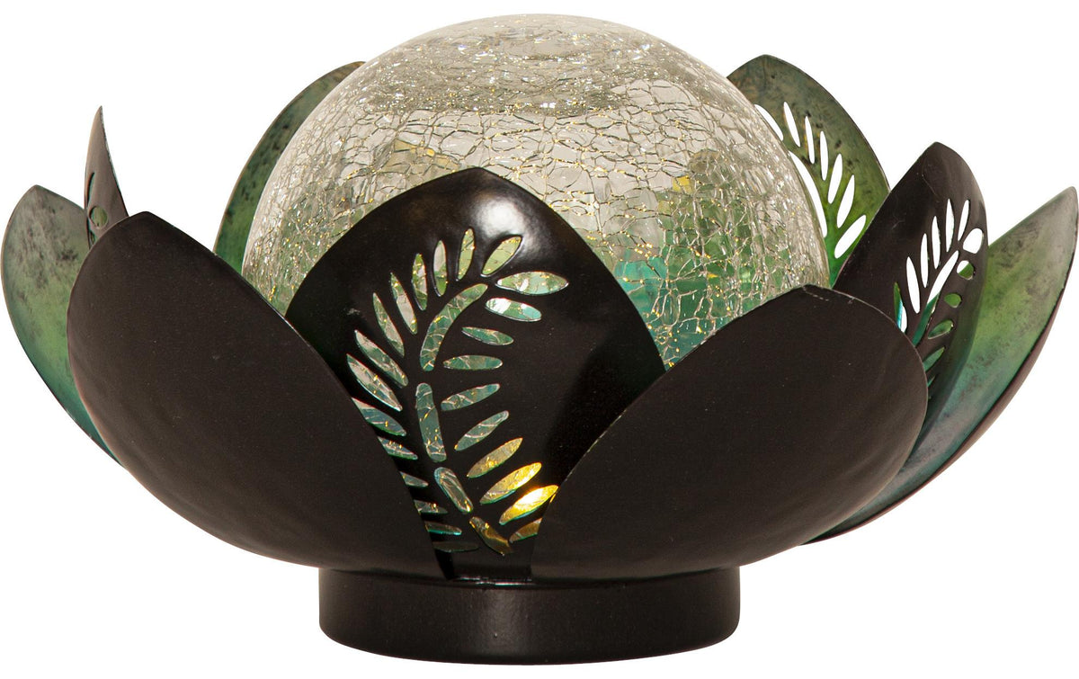 Star Trading Solar Decoration Lilly Warmweiss, IP44, Silber