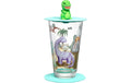 Leonardo Kinderglas Set Avventura Dino L 3tlg., D 8cm, 300ml, mit Deckel/Untersetzer