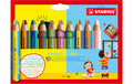 STABILO woody 3in1 duo 10er Spitz 10 Stifte und 1 Spitzer