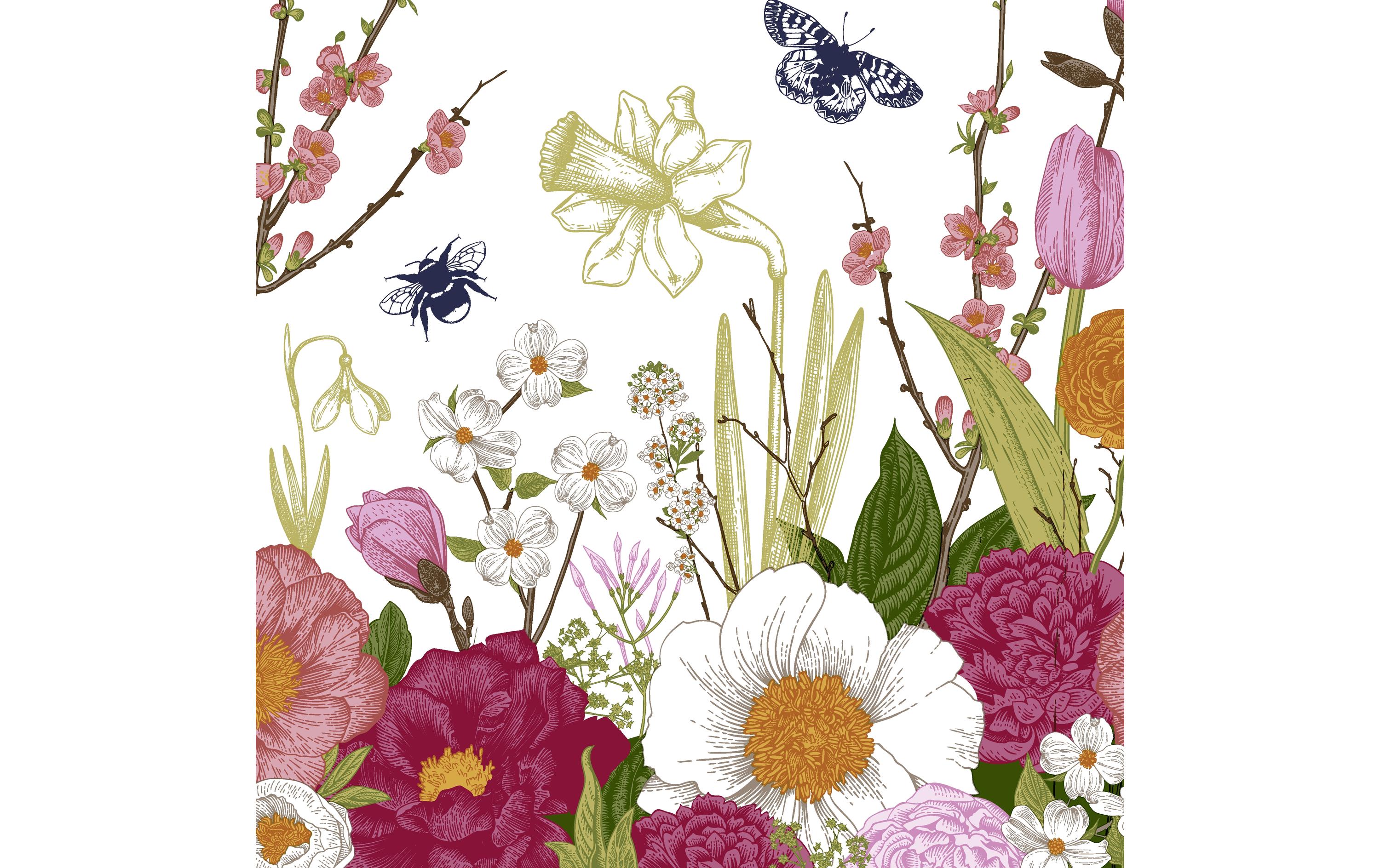 Paper + Design Servietten Spring Moment 33x33 cm, 20 Stück